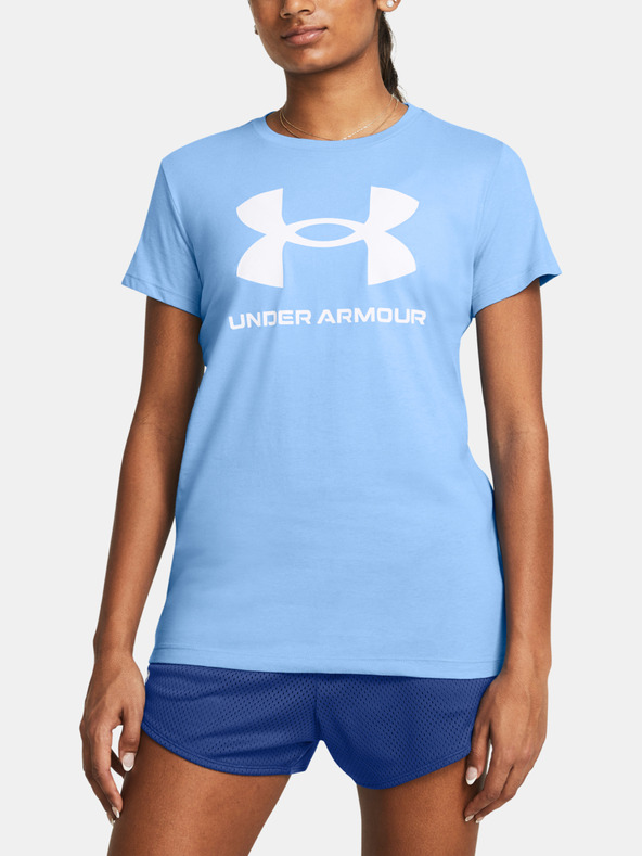 Under Armour UA Rival Logo SS Póló Kék akciós termékkép 1