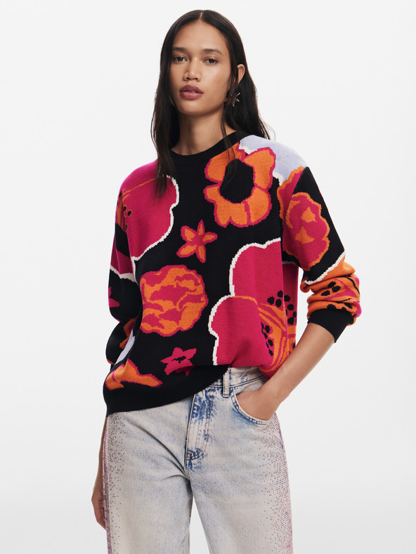 Desigual Niagara Pulóver Fekete termék 2. képe