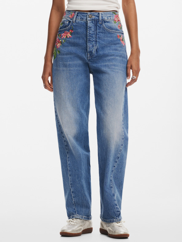 Desigual Carina Farmernadrág Kék termék 2. képe