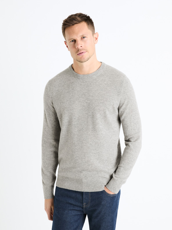 Celio Jecloud Pulóver Szürke akciós termékkép 1