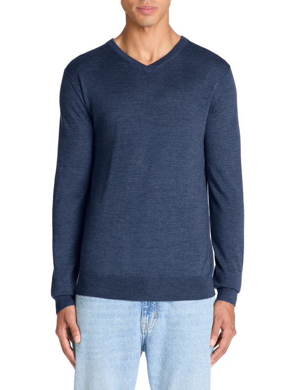 Celio Semeriv merino Pulóver Kék akciós termékkép 1