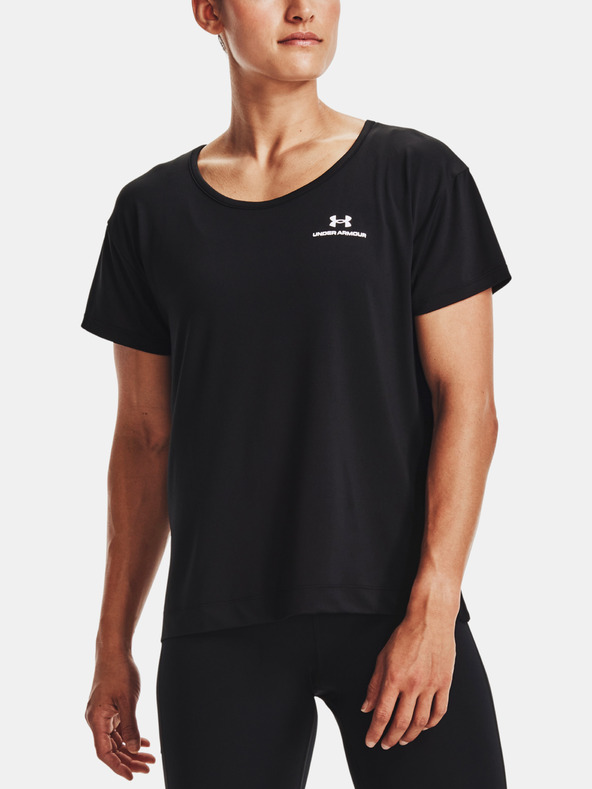 Under Armour Rush Energy Core SS Póló Fekete akciós termékkép 1