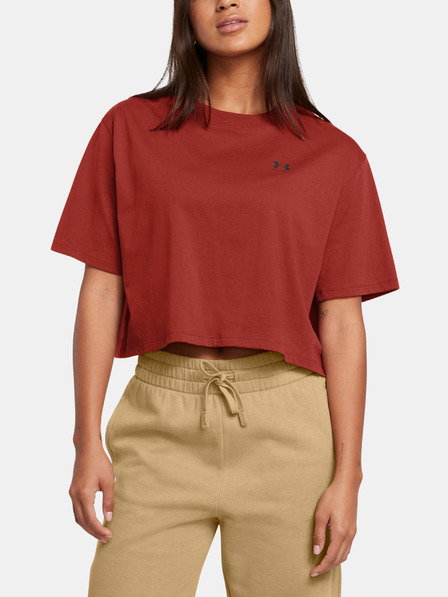 Under Armour UA W Boxy Crop Logo SS Póló