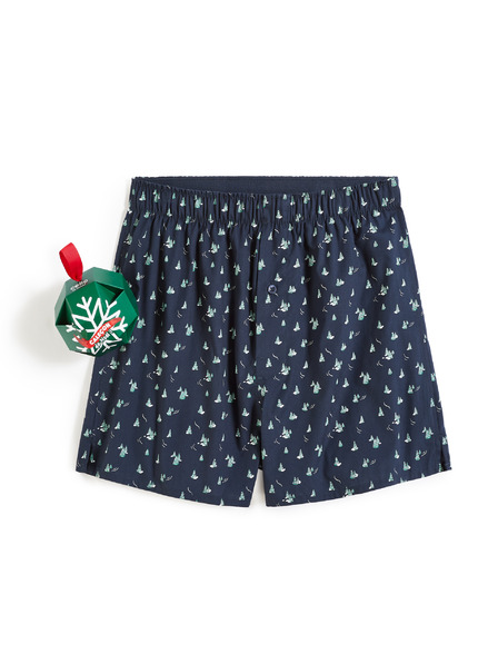 Celio Snowflake Bő szárú boxeralsó