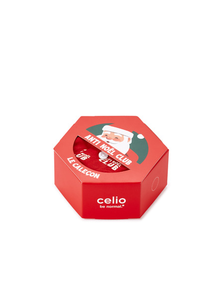 Celio Anti-Christmas Club Bő szárú boxeralsó