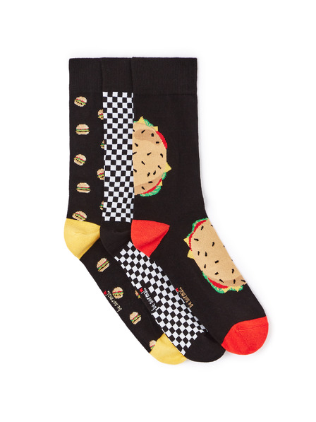 Celio Burger zokni ajándékcsomag, 3db ONE SIZE Celio