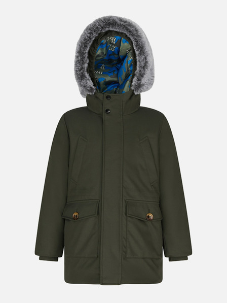 Geox Khaki színű fiú Geox Norwolk kabát