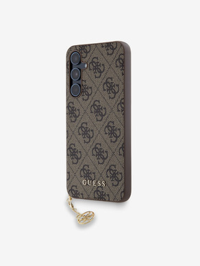 Guess 4G Charm Zadní Kryt pro Samsung Galaxy A55 Brown Telefontok