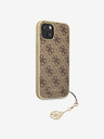 Guess 4G Charm Zadní Kryt pro iPhone 13 Brown Telefontok