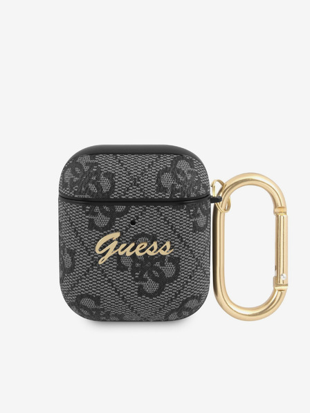 Guess 4G Script PC/PU AirPods 1/2 Black Tok