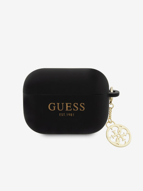 Guess 4G Charm Silikonové AirPods Pro 2 Black Tok