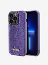 Guess Sequin Script Logo Zadní Kryt pro iPhone 15 Pro Purple Telefontok