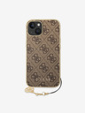 Guess 4G Charm Zadní Kryt pro iPhone 14 Brown Telefontok