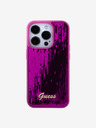 Guess Sequin Script Logo Zadní Kryt pro iPhone 15 Pro Max Magenta Telefontok