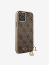 Guess 4G Charm Zadní Kryt pro iPhone 12/12 Pro 6.1 Brown Telefontok