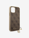 Guess 4G Charm Zadní Kryt pro iPhone 12/12 Pro 6.1 Brown Telefontok