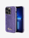 Guess Sequin Script Logo Zadní Kryt pro iPhone 14 Pro Purple Telefontok