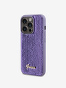 Guess Sequin Script Logo Zadní Kryt pro iPhone 14 Pro Purple Telefontok