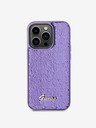 Guess Sequin Script Logo Zadní Kryt pro iPhone 14 Pro Purple Telefontok