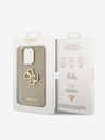 Guess PU Perforated 4G Glitter Metal Logo Zadní Kryt pro iPhone 15 Pro Max Gold Telefontok