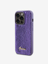 Guess Sequin Script Logo Zadní Kryt pro iPhone 14 Pro Max Purple Telefontok