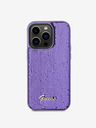 Guess Sequin Script Logo Zadní Kryt pro iPhone 14 Pro Max Purple Telefontok