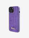 Guess Sequin Script Logo Zadní Kryt pro iPhone 15 Plus Purple Telefontok