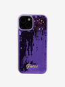 Guess Sequin Script Logo Zadní Kryt pro iPhone 15 Plus Purple Telefontok