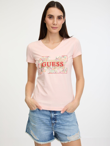 Guess Logo Flowers Póló