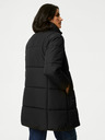 Marks & Spencer Női fekete steppelt kabát Thermowarmth technológiával Marks & Spencer