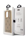 Karl Lagerfeld PU Karl Heads Pattern Magsafe hátlap iPhone 15 Pro Max bézs Karl Lagerfeld bézs színű iPhone 15 Pro Maxhoz Karl Lagerfeld