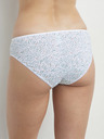 DIM Kék-fehér női mintás bugyi Dim GENEROUS COTTON BIO SLIP Dim GENEROUS COTTON BIO SLIP női bugyi