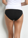 DIM Fekete női éjszakai menstruációs bugyi csipkés részlettel Dim MENSTRUAL LACE SLIP