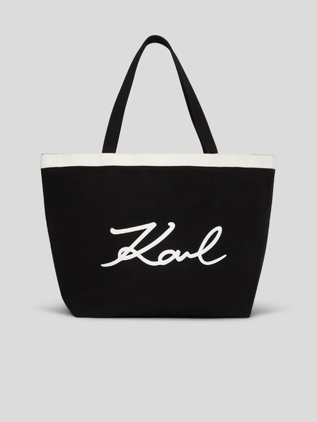 Karl Lagerfeld Fekete női shopper KARL LAGERFELD K/Signature