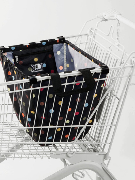 Reisenthel Fekete uniszex pöttyös bevásárlótáska Reisenthel Easyshoppingbag