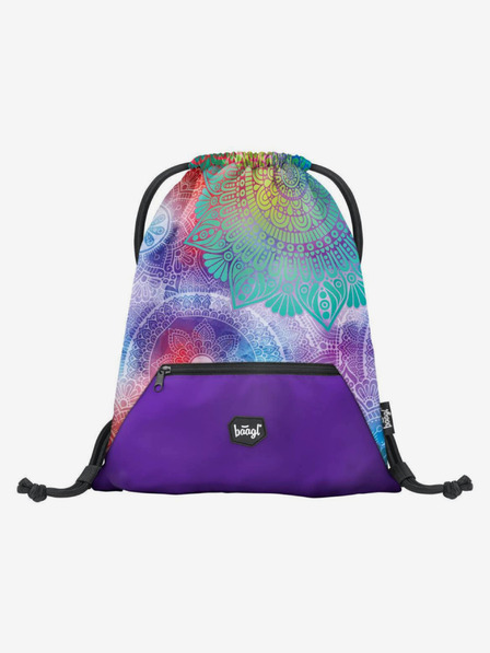 BAAGL  Lila táska zsebbel mandala Baagl
