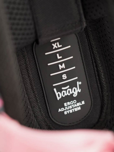 BAAGL  Szürke iskolatáska zippy panda Baagl
