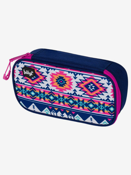 BAAGL  Kék iskolai tolltartó boho Baagl