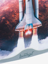 BAAGL  Kék iskolatáska Baagl Shelly Space Shuttle Space Shuttle
