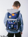 BAAGL  Kék iskolai készlet Zippy - aktatáska, tolltartó, táska Baagl Planets