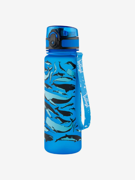 BAAGL  Kék Tritan bálna ivópalack, 500 ml Baagl