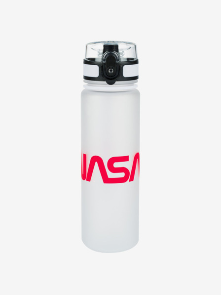 BAAGL  Fehér tritán ivópalack nasa, 500 ml Baagl