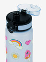 BAAGL  Kék tritán ivópalack hippi, 500 ml Baagl