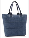 Reisenthel Shopper E1 Herringbone Dark Blue Táska