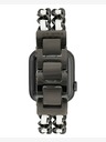 Steve Madden Női Steve Madden acél és vegán bőr szíj Apple Watch-hoz 38/40/41mm, WS/1001BKWT424445