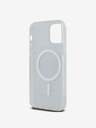DKNY PC/TPU ismétlődő mintás tonális csíkos Magsafe hátlap iPhone 12/12 Pro fekete DKNY fekete DKNY