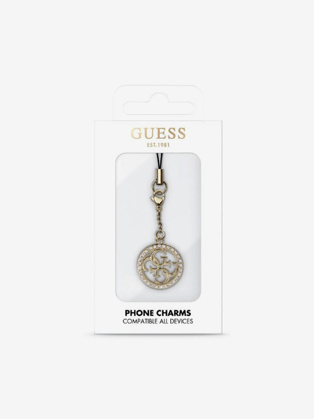 Guess Přívěsek 4G Strass Metal Logo Telefontok