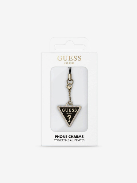 Guess Přívěsek Strass Triangle Metal Logo Telefontok
