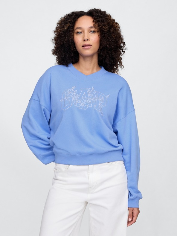 GAP Logós oversized pulóver GAP