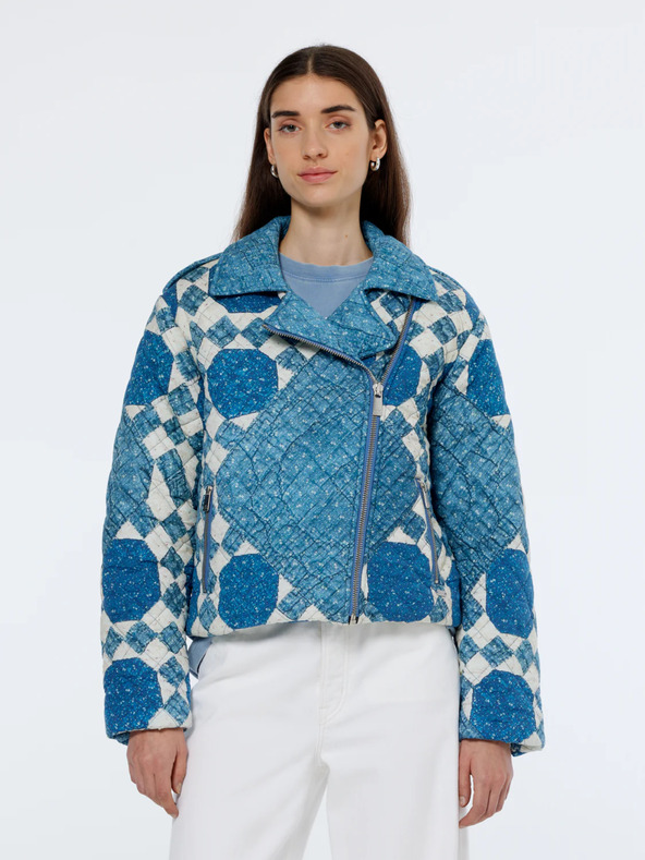 Scotch & Soda Kék női mintás kabát Scotch & Soda